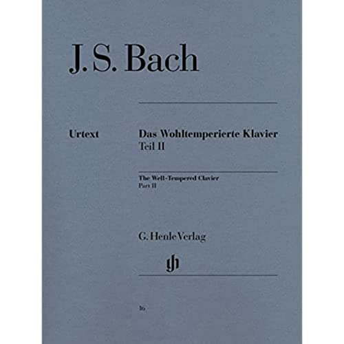 Das Wohltemperierte Klavier Teil II BWV 870-893: Das Wohltemperierte Klavier Teil II. Instrumentation: Piano solo (G. Henle Urtext-Ausgabe) von G. Henle Verlag